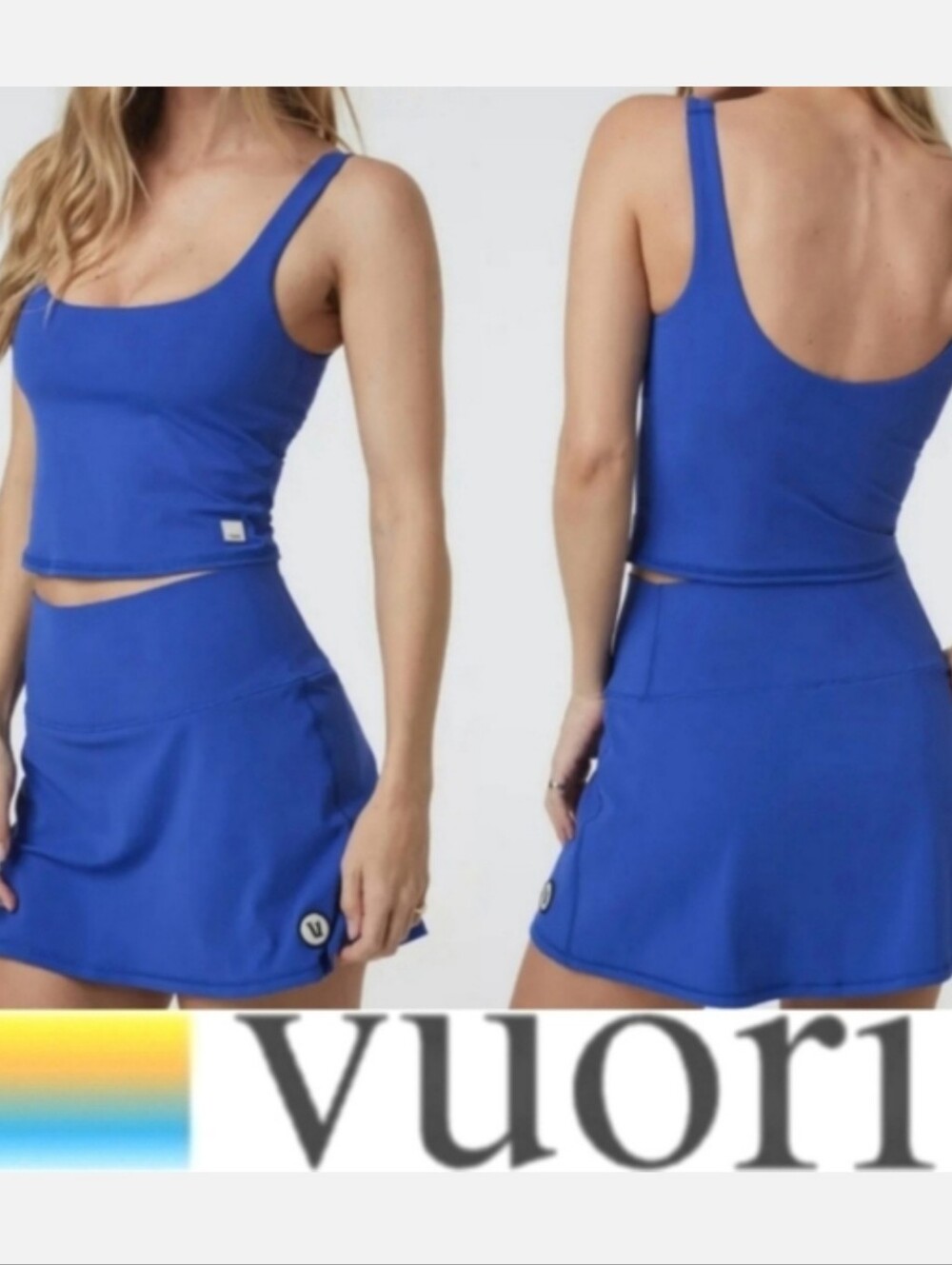 Vuori Daily Crop Tank Top NWT Athletic Copenhagen Activewear Tennis PRICE FIRM